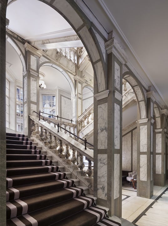 Rosewood London Grand Marble staircase