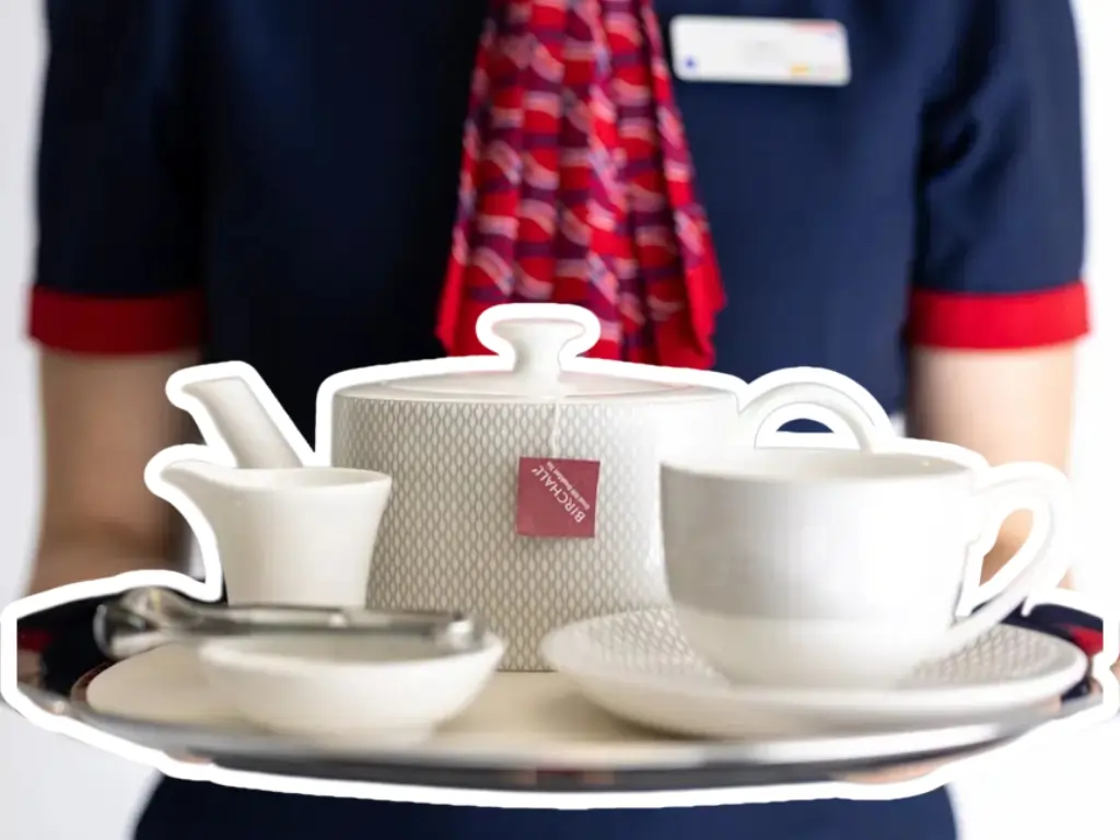 Birchall tea served on British Airways, Birchall tea UK's most awarded tea for taste, Birchall tea and British Airways partnership