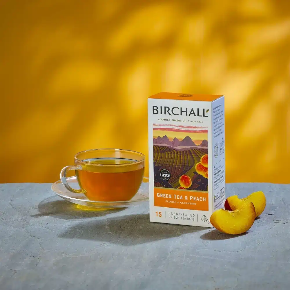 Green Tea & Peach - Birchall - Tea Award Winning Teas