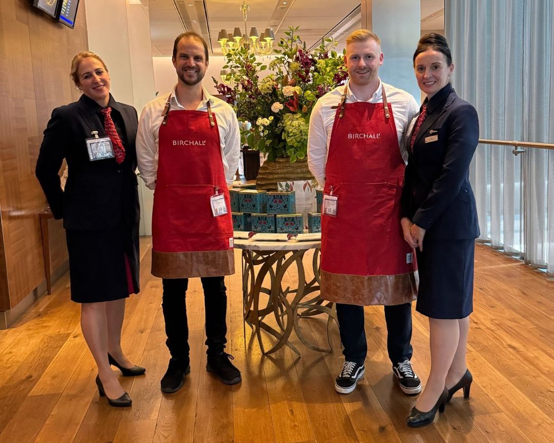 British Airways and Birchall Tea Launch 3 Birchall tea served on British Airways