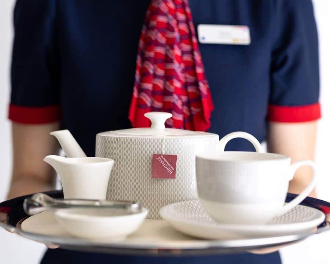 Birchall tea served on British Airways, Birchall tea UK's most awarded tea for taste, Birchall tea and British Airways partnership